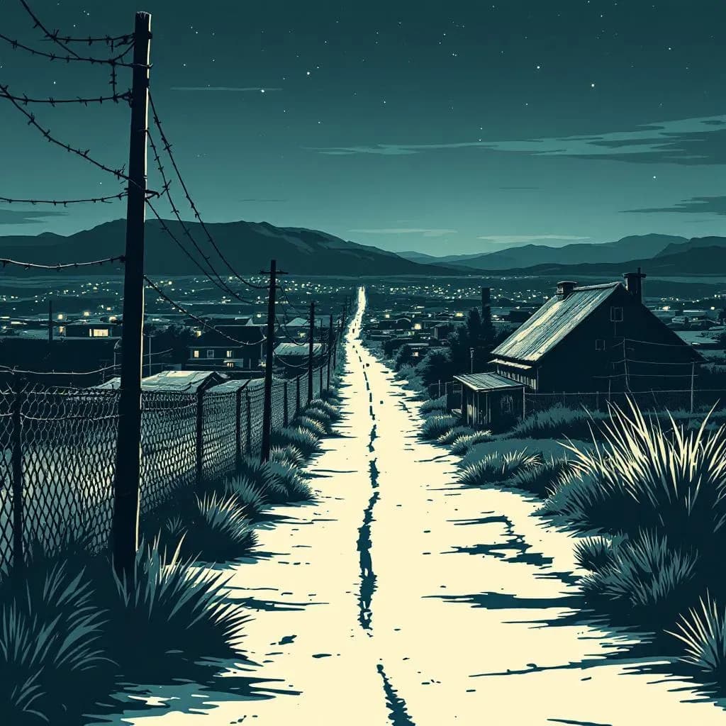 Mexico — linocut illustration