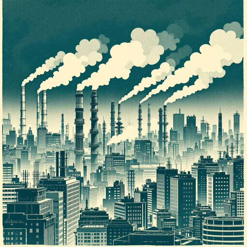 Kina — linocut illustration