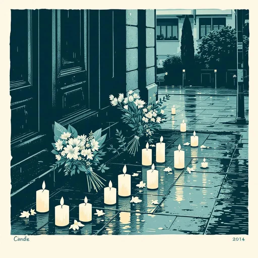 Offer — linocut illustration