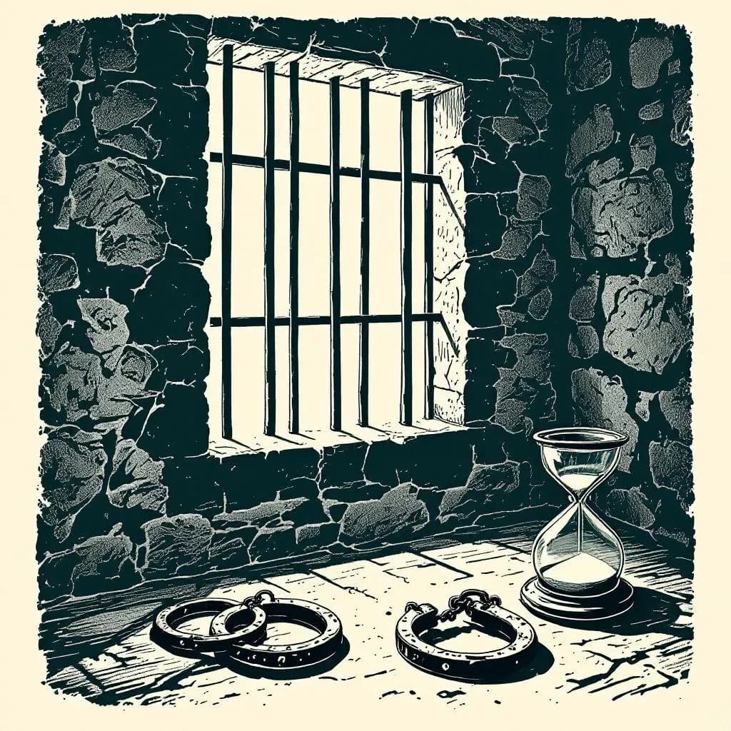 livstidsfængsel — Krimidex illustration