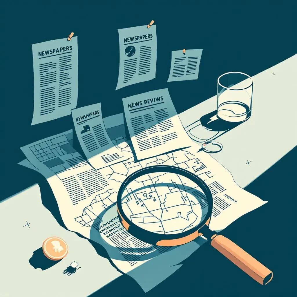 Seriemorder — linocut illustration