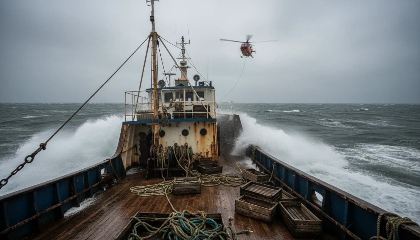 Danske Drabssager — episode S13E5 — Fatal Fishing Expedition in the North Sea