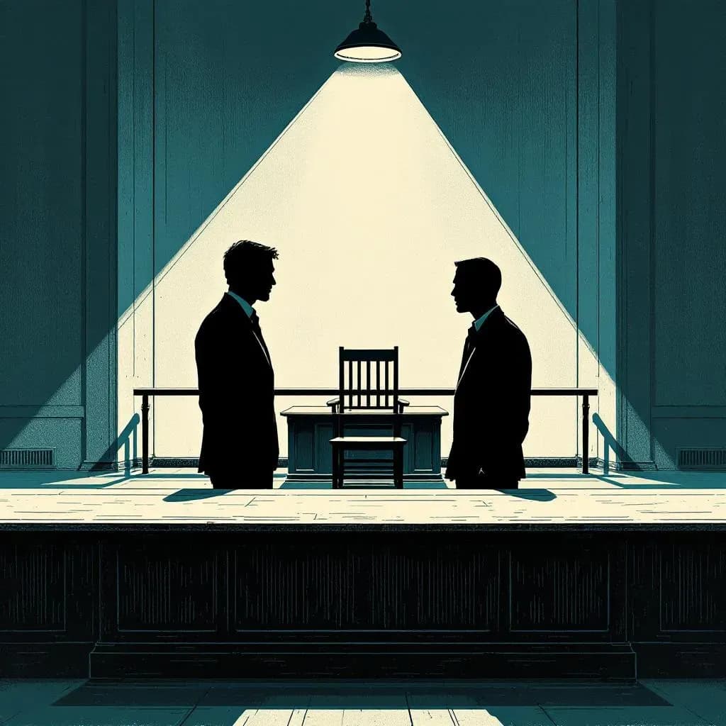 politikonfrontation — Krimidex illustration
