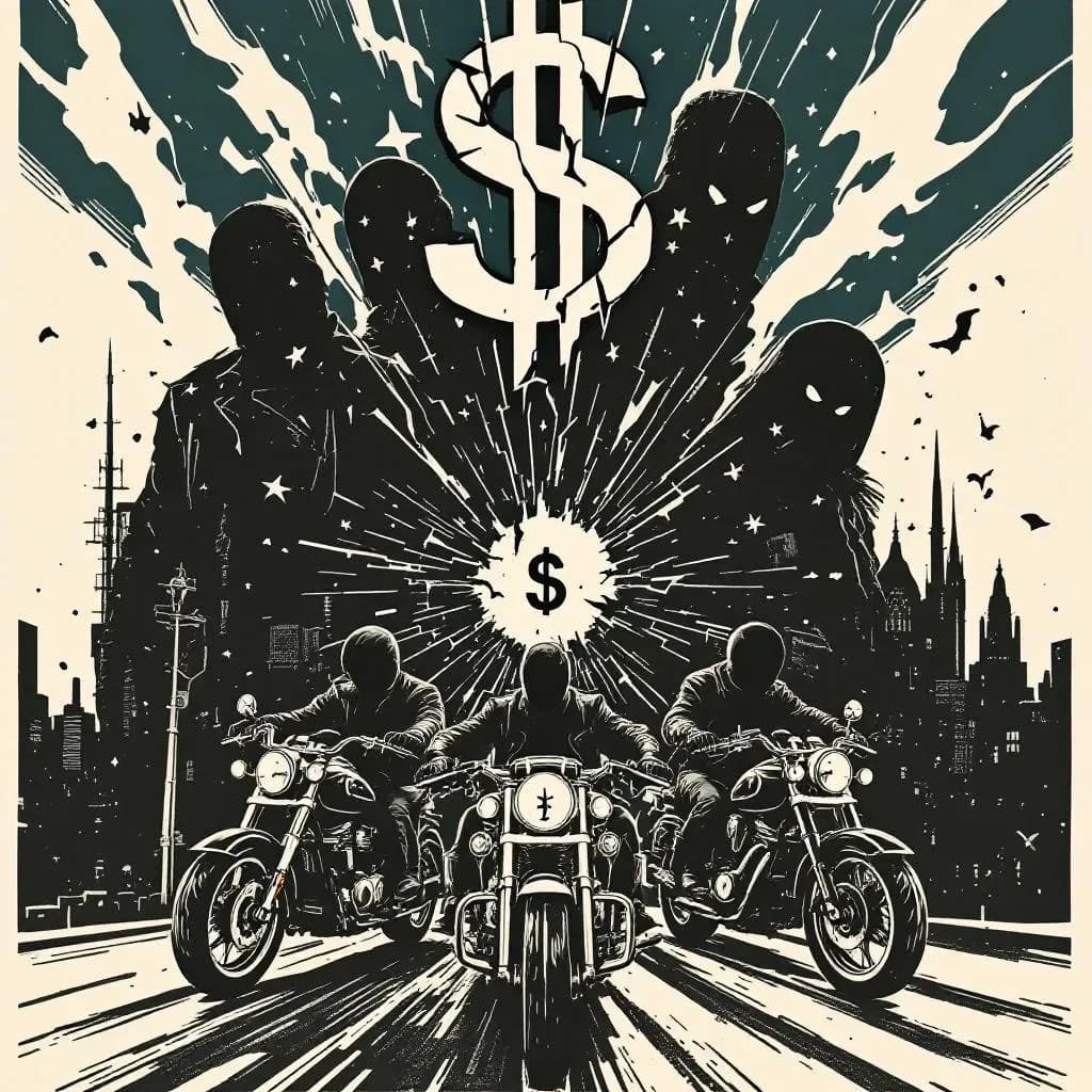 rockerbander — Krimidex illustration