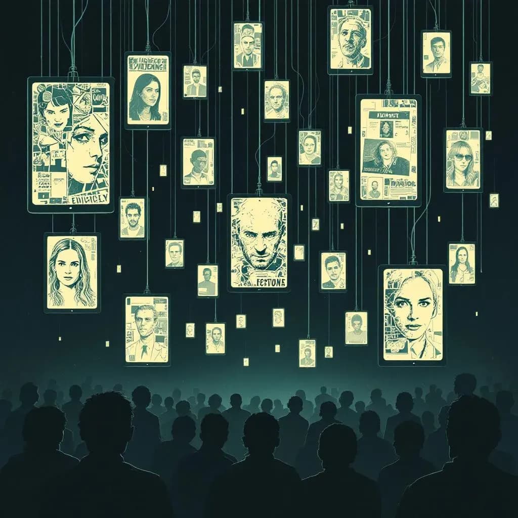 social media — Krimidex illustration