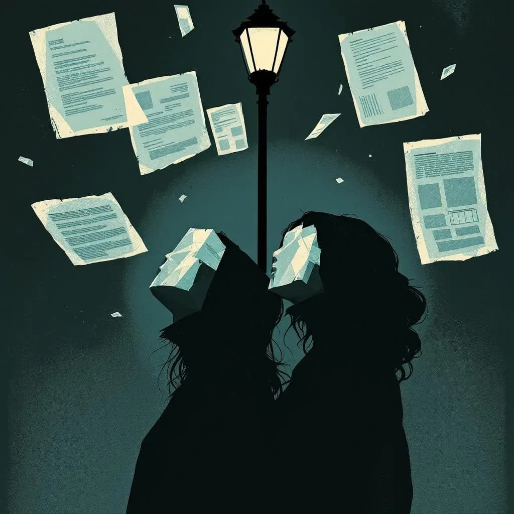 Seks anonymiserede stalking-sager involverende to kvinder — Krimidex illustration