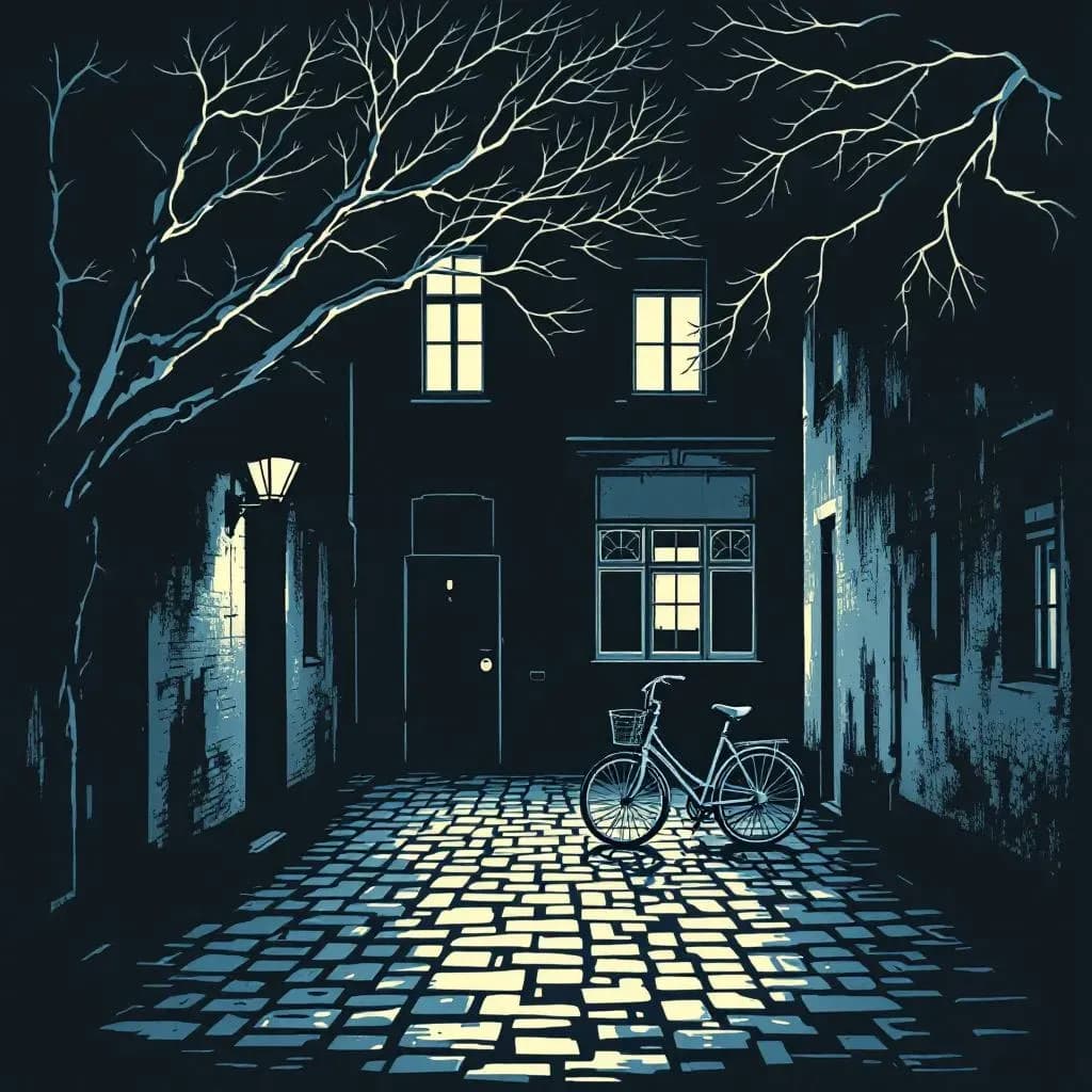 Mysteriet om baggården på Vesterbro — Krimidex illustration