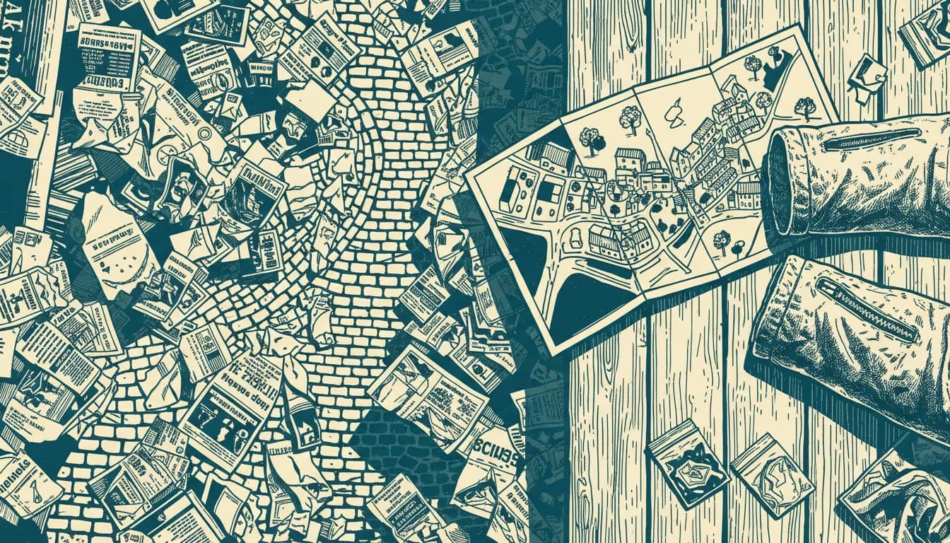 The front page of Pusher Street – a tale — Gyldendal — 2025