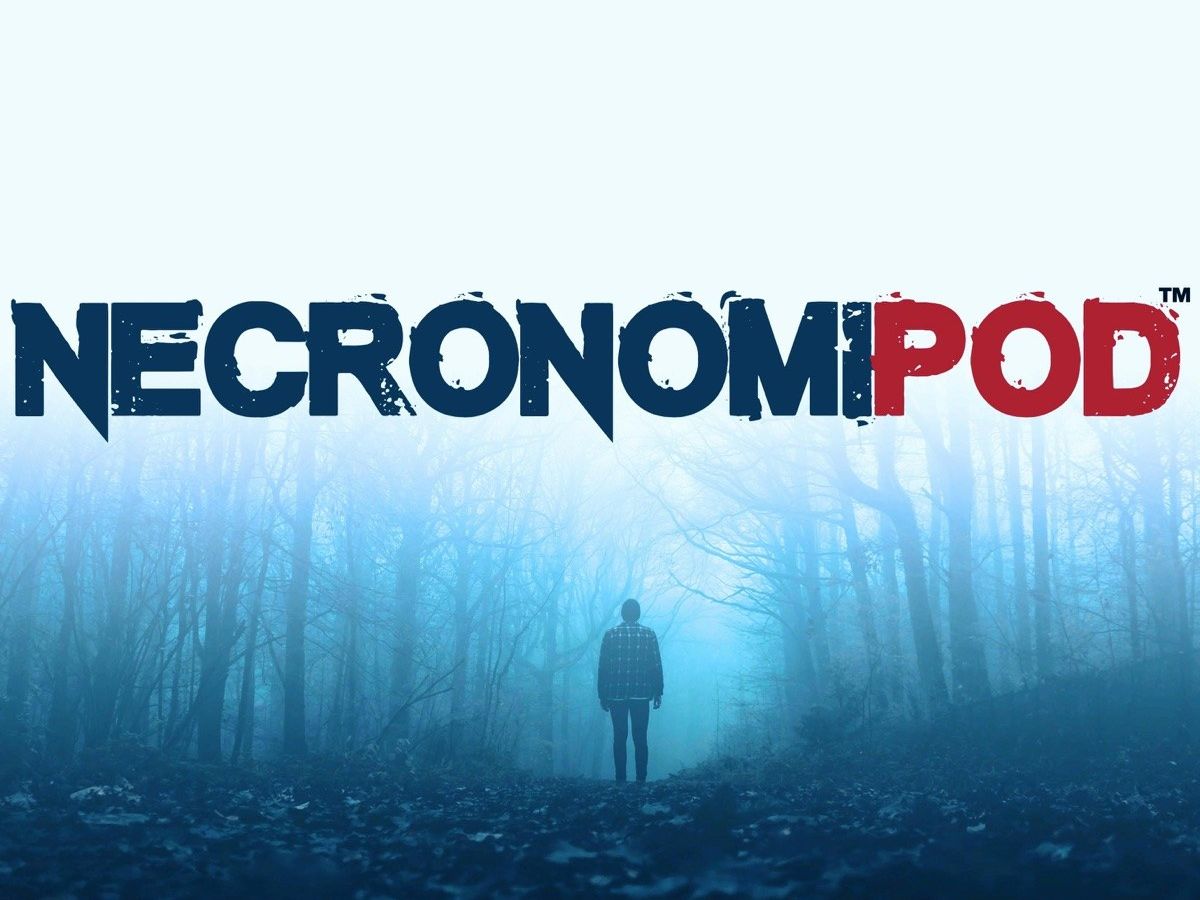 Podcast-cover: Necronomipod dykker ned i mysteriet om Paddy Moriarty