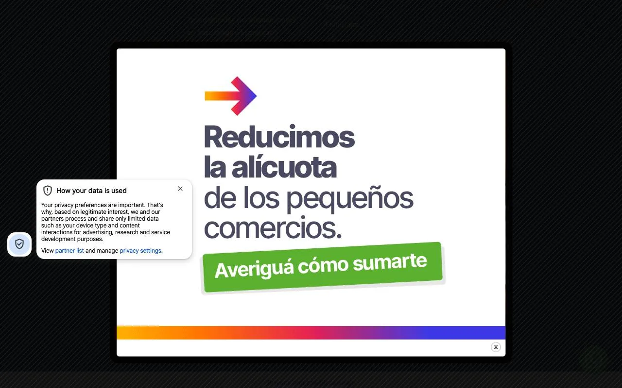 Rosario Alerta — website screenshot